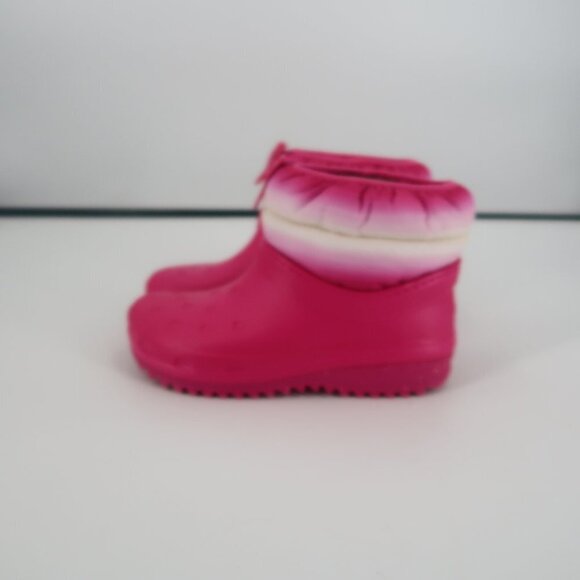 Crocs Women's Classic Neo Puff Shorty Boots Candy Pink/Stucco Size 7 NWT - Picture 5 of 9